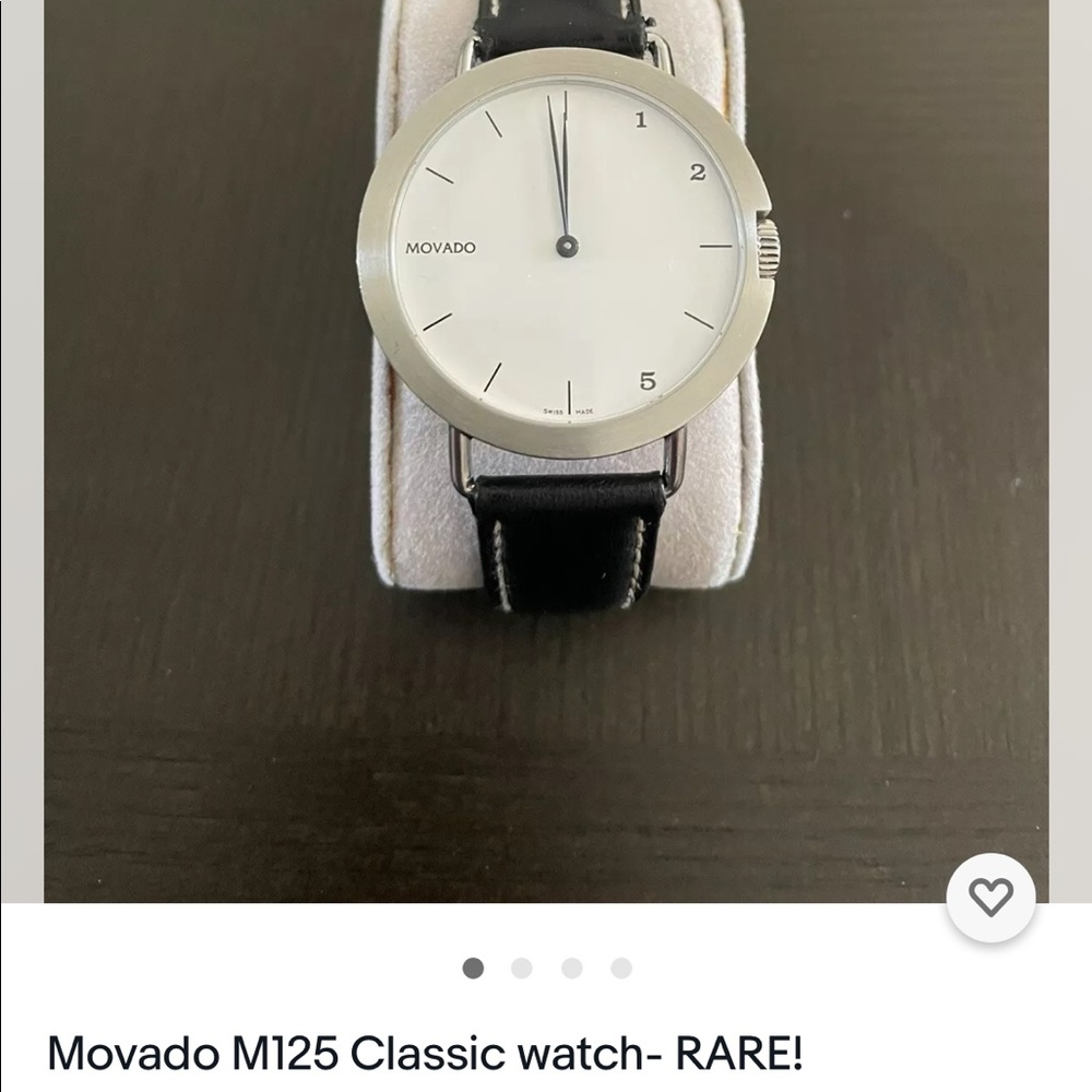 Movado M125 Classic watch- RARE!